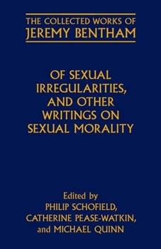 Hardcover Of Sexual Irregularities, and Other Writings on Sexual Morality Book