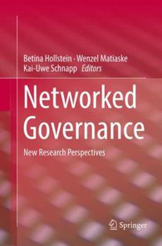 Paperback Networked Governance: New Research Perspectives Book