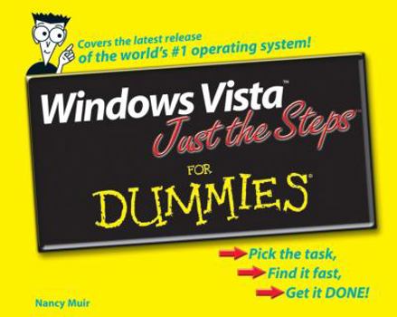 Paperback Windows Vista Just the Steps for Dummies Book