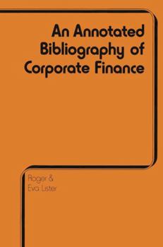 Paperback Annotated Bibliography of Corporate Finance Book