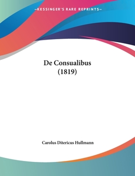 Paperback De Consualibus (1819) [Latin] Book