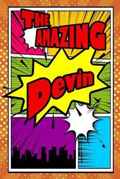 Paperback The Amazing Devin: Isometric Dot Paper Portrait Notebook Feature 120 Pages 6x9 Book