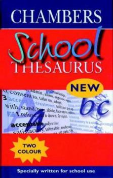 Hardcover Chambers School Thesaurus Book