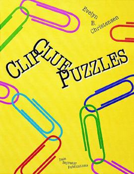 Hardcover Clip Clue Puzzles Copyright 1995 Book
