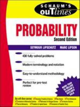 Paperback Schaum's Outline of Theory and Problems of Probability (2nd Edition) Book