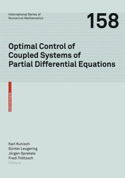 Hardcover Optimal Control of Coupled Systems of Partial Differential Equations Book