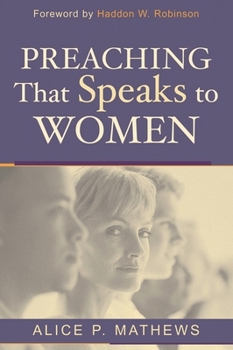 Paperback Preaching that speaks to women Book