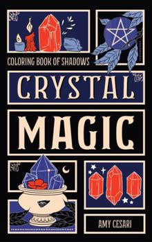 Paperback Coloring Book of Shadows: Crystal Magic Book