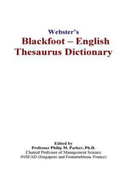 Webster's Blackfoot - English Thesaurus Dictionary