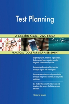 Paperback Test Planning A Complete Guide - 2020 Edition Book