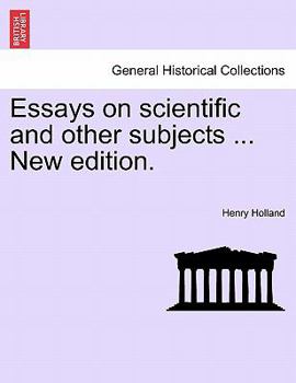 Paperback Essays on scientific and other subjects ... New edition. Book