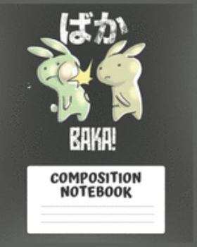 Paperback Anime Composition Notebook: Manga Themed Blank Wide Ruled Lined Exercise Kawaii Textbook for Elementary Middle or High School Teen Students to Not Book