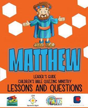 Paperback Children's Bible Quizzing - Lessons and Questions - MATTHEW Book