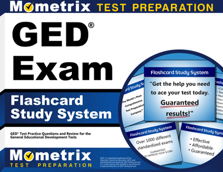 Misc. GED Exam Flashcard Study System: GED Test Practice Questions & Review for the General Educational Development Test Book