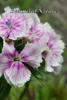 Paperback Beautiful Nature: For School and Notes, Gifts, 6" x 9" 120 Pages Checkered Book