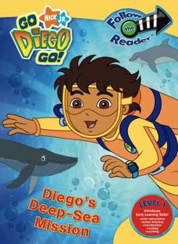 Hardcover Diego's Deep-Sea Mission [With Talking Pen] Book