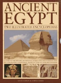 Hardcover Ancient Egypt: Two Illustrated Encyclopedias Book