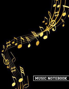 Paperback Music Notebook: Blank Music Manuscript Paper: 11 Staves Per Page, 120 Pages of Staff Paper (8.5x11) Book