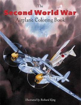 Paperback The Second World War Airplane Coloring Book