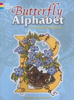 Paperback Butterfly Alphabet Coloring Book