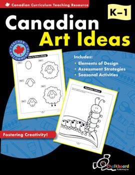 Paperback Canadian Art Ideas Grades K-1 Book