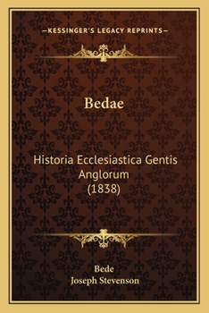 Paperback Bedae: Historia Ecclesiastica Gentis Anglorum (1838) [Latin] Book