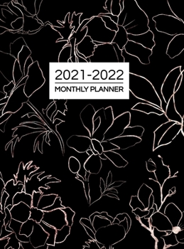 Hardcover 2021-2022 Monthly Planner: Two Year Planner Calendar Schedule Organizer - 24 Months Book