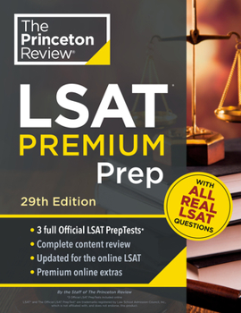 Paperback Princeton Review LSAT Premium Prep, 29th Edition: 3 Real LSAT Preptests + Strategies & Review Book