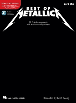Paperback Best of Metallica - Instrumental Solos for Alto Sax Book/Online Audio Book