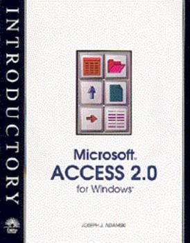 Paperback Microsoft Access 2 for Windows - New Perspectives Introductory, Incl. Instr. Resource Kit, Test Bank, Transparency Book