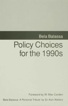 Hardcover Policy Choices for the 1990s Book