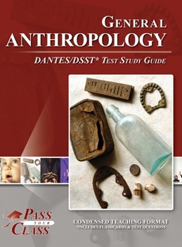 Hardcover General Anthropology DANTES / DSST Test Study Guide Book