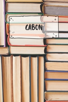 Paperback Gabon: Ruled Travel Diary Notebook or Journey Journal - Lined Trip Pocketbook for Men and Women with Lines Book
