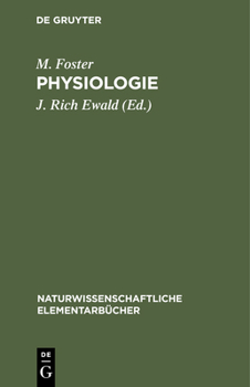 Hardcover Physiologie [German] Book