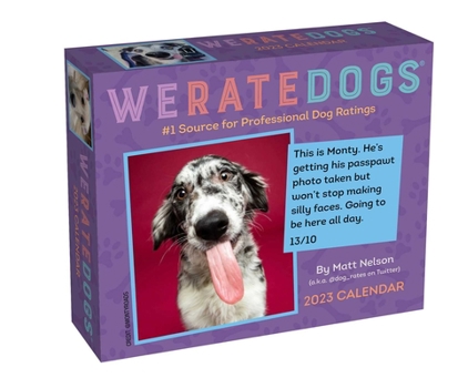 Calendar Weratedogs 2023 Day-To-Day Calendar Book