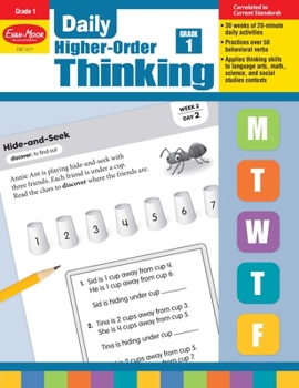Paperback Daily Higher-Order Thinking, Grade 1 Teacher Edition Book