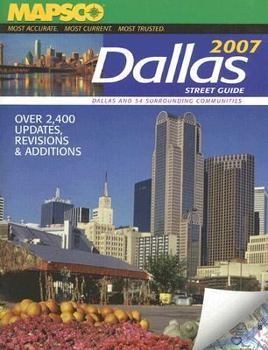 Spiral-bound Mapsco Dallas Street Guide Book