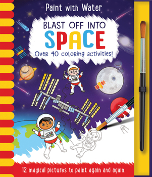Hardcover Blast Off Into - Space, Mess Free Activity Book