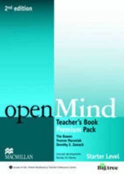 Spiral-bound Open Mind 2nd Edition AE Starter Level Teacher's Edition Premium Pack Book