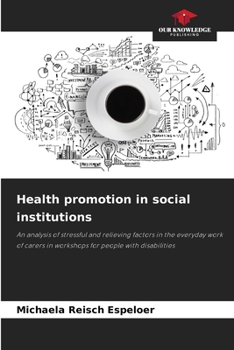 Paperback Health promotion in social institutions Book