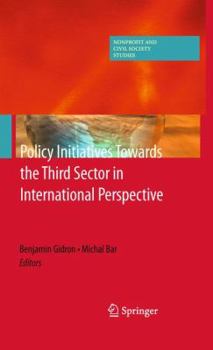 Hardcover Policy Initiatives Towards the Third Sector in International Perspective Book