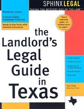 Paperback The Landlord's Legal Guide in Texas Book