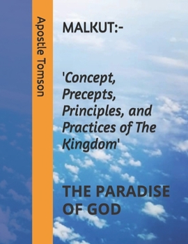 Paperback Malkut 'ממלכת האל.'.: The Paradise of God Book