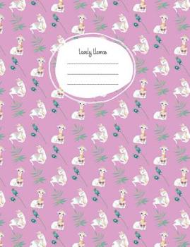 Paperback Lovely llamas: Composition book