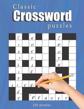 Paperback Classic Crossword Puzzles with answers: Ultimate 100 crossword puzzles for Adults and Seniors Book