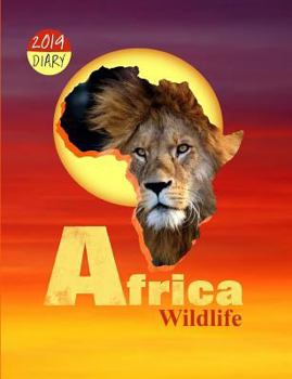 Paperback Africa Wildlife: 2019 Diary Book