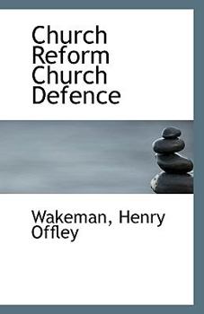 Church Reform Church Defence