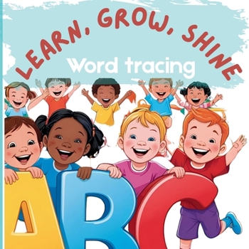 Paperback Learn, Grow, Shine.: Word tracing Book
