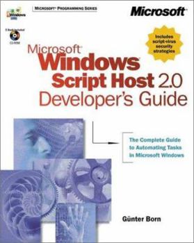 Paperback Microsoft Windows Script Host 2.0 Developer's Guide [With CDROM] Book
