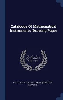 Catalogue of Mathematical Instruments, Drawing Paper